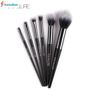 Ocallure ชุดแปรงแต่งหน้า 6 ชิ้น Professional คุณภาพสูง Soft Cosmetics Blush Eyeshadow Brush For Makeup ICECUBE