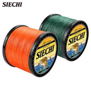 Siechi สายเบ็ดตกปลา PE แบบถัก แข็งแรงมาก 8 เส้น 300 ม. 500 ม. 1000 ม. 100 ม. สําหรับทะเลสาบ 100%