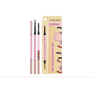 ♦️ของแท้·ส่งด่วน·ถูก♦️Sivanna Pretty Portable Long-Wear Brow Pencil #HF5059 :ซิเวนน่า ดินสอเขียนคิ้ว x 1 ชิ้นdayse