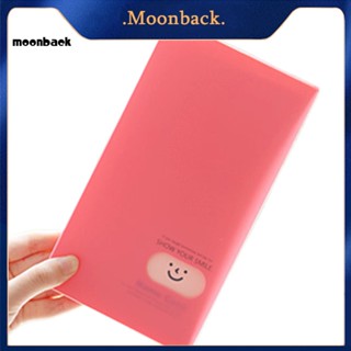 &lt;moonback&gt; กระเป๋าใส่นามบัตร โฟโต้การ์ด อัลบั้มรูป ID 120 ช่อง ขนาดพกพา