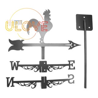 Rooster Weather Vane - รูปปั้นไก่ สไตล์เรโทร สําหรับตกแต่งสวน ฟาร์มกลางแจ้ง