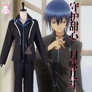 อะนิเมะ Shugo Chara! ชุดคอสเพลย์ Ikuto Tsukiyomi สีดํา สําหรับปาร์ตี้ฮาโลวีน คริสต์มาส