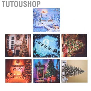 Tutoushop Christmas Background Backdrop Christmas Tapestry Colorful HD Print for Childrens Photography for Celebrations