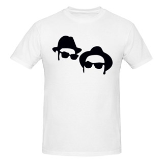 [S-5XL]เสื้อยืดแขนสั้น ผ้าฝ้าย พิมพ์ลาย Elwood And Jake สําหรับผู้ชาย