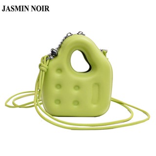 Jasmin NOIR กระเป๋าถือ กระเป๋าสะพายไหล่ สะพายข้าง หนัง PU พิมพ์ลายเปลือกหอย ขนาดเล็ก น่ารัก สําหรับสตรี