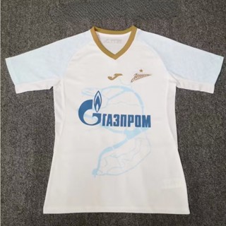 เสื้อกีฬาแขนสั้น ลายทีมชาติฟุตบอล Zenit Home and Away 23-24 ไซซ์ S-XXL ชุดเหย้า สําหรับผู้ชาย