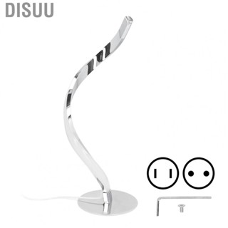 Disuu Curved Table Lamp Modern 3000K White Light  Spiral Desk Light 100‑240V FF