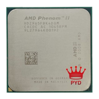 ซ็อกเก็ต AMD Phenom II X4 965 3.4 GHz Quad-Core CPU HDZ965FBK4DGM AM3