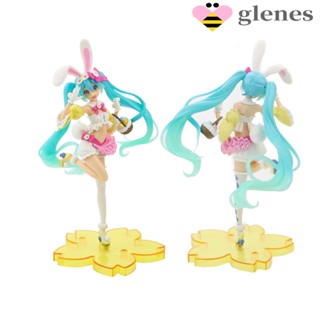 โมเดลฟิกเกอร์ Glenes Anime Miku Hatsune Cherry Blossoms ขนาดเล็กของเล่นสําหรับเด็ก