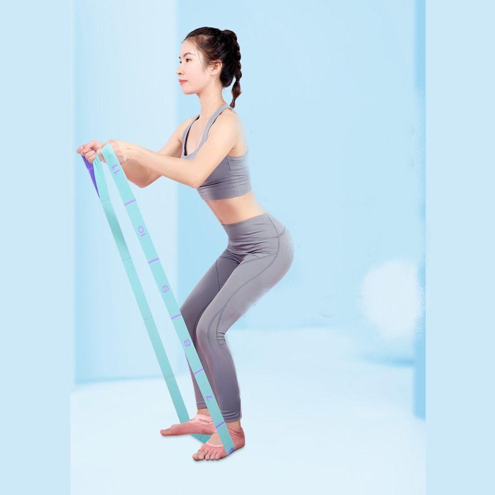 Keepin ความต ้ านทานละตินการฝึกอบรมเริ ่ มต ้ นพิลาทิสอเนกประสงค ์ โยคะการฝึกอบรมยาง Assist Band วงยืดหยุ ่ น Crossfit การออกกําลังกายโยคะความต ้ านทาน Band - รูปที่ 4