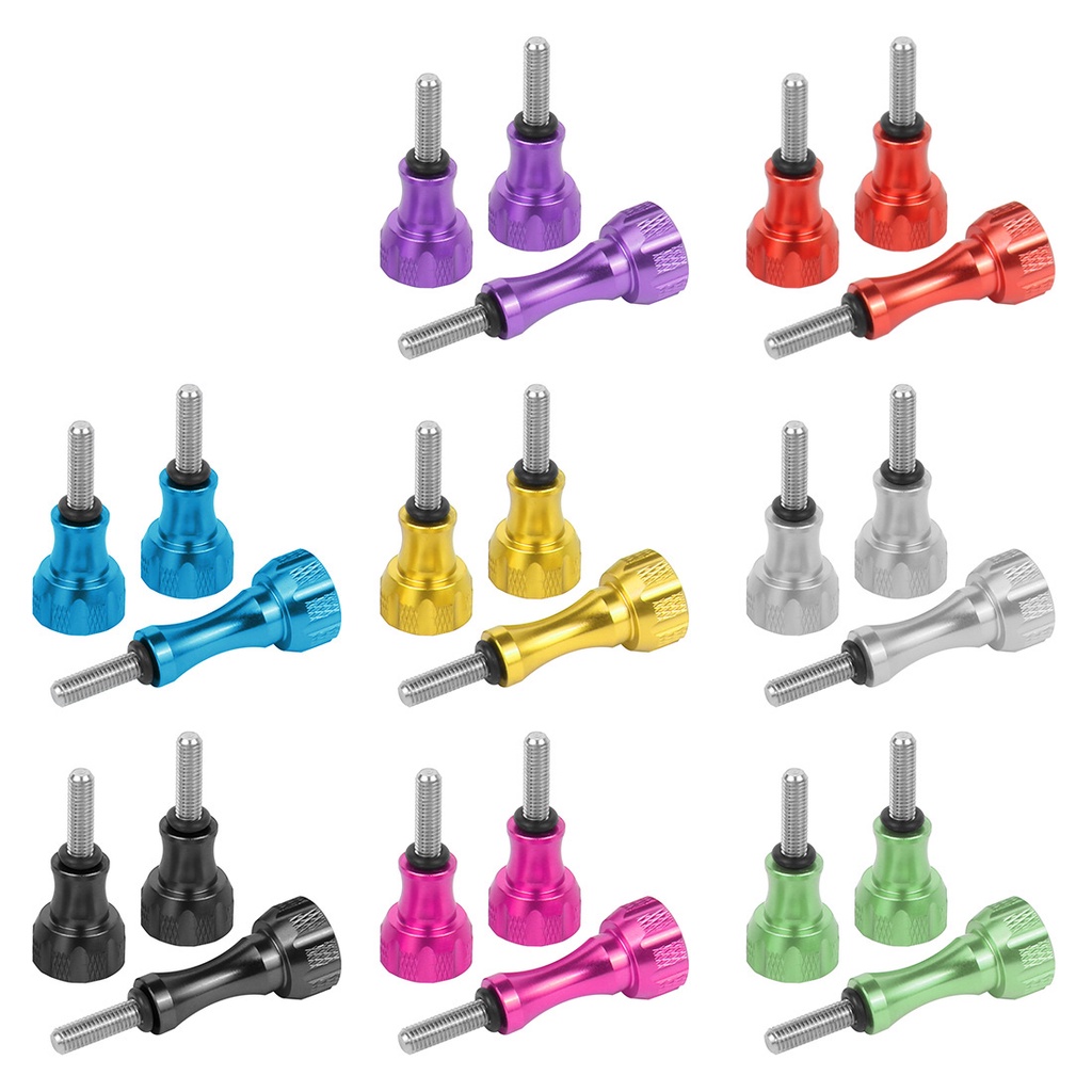 JMT อลูมิเนียม M5 Thumb สกรู Bolt Nut สกรูสําหรับ GoPro Hero 9 8 7 สําหรับ Insta360 สําหรับ DJI Osmo Action กล้องอุปกรณ์เสริม