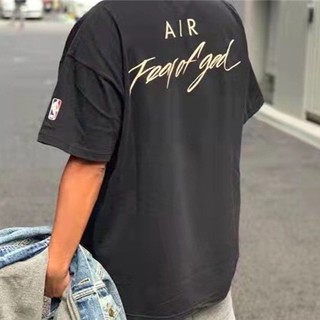 เสื้อยืดแขนสั้น FOG x NBA Tee FEAR OF GOD AIR ลอสแองเจลิสลิมิเต็ด