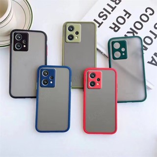 ฺB1เคสขอบสีหลังด้าน case Realme C11 2021 C25Y C21 C35 Realme9pro Realme9pro+ Realme5 Realme6 Realme7 5G Realme8 5G