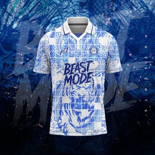 Futsalicious JERSEY BEAST MODE FULL SUBLIMATION พร้อมส่ง เสื้อโปโล ไซซ์ 100 ซม.-160 ซม. XS-3XL