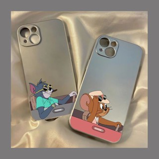 เคสโทรศัพท์มือถือ ซิลิโคน TPU นิ่ม กันกระแทก ลายหนู แมวน่ารัก สําหรับ IPhone 11 14 13 12 Pro XS Max XR X 8 7 6S Plus Mini