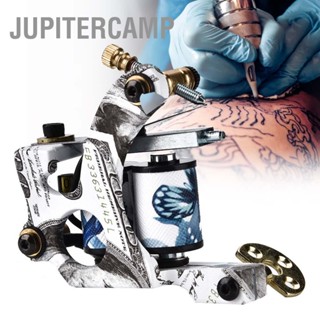 JUPITERCAMP เครื่องสักโลหะผสมมืออาชีพทองแดงคอยส์เหล็ก Shader เครื่องสัก Liner Gun