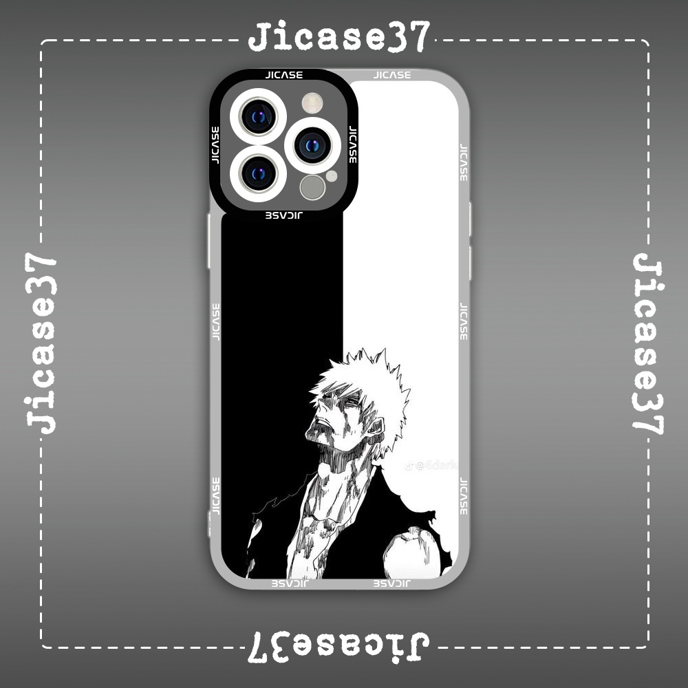 Jicase Ichigo Manga Anime Bleach เคส iphone ขอบสี่เหลี่ยมญี่ปุ่น