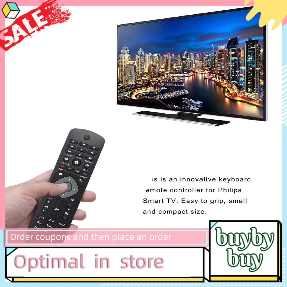 พร้อมสต็อกสําหรับ Philips Replacement Remote Universal Control TV LED Controller Smart LCD