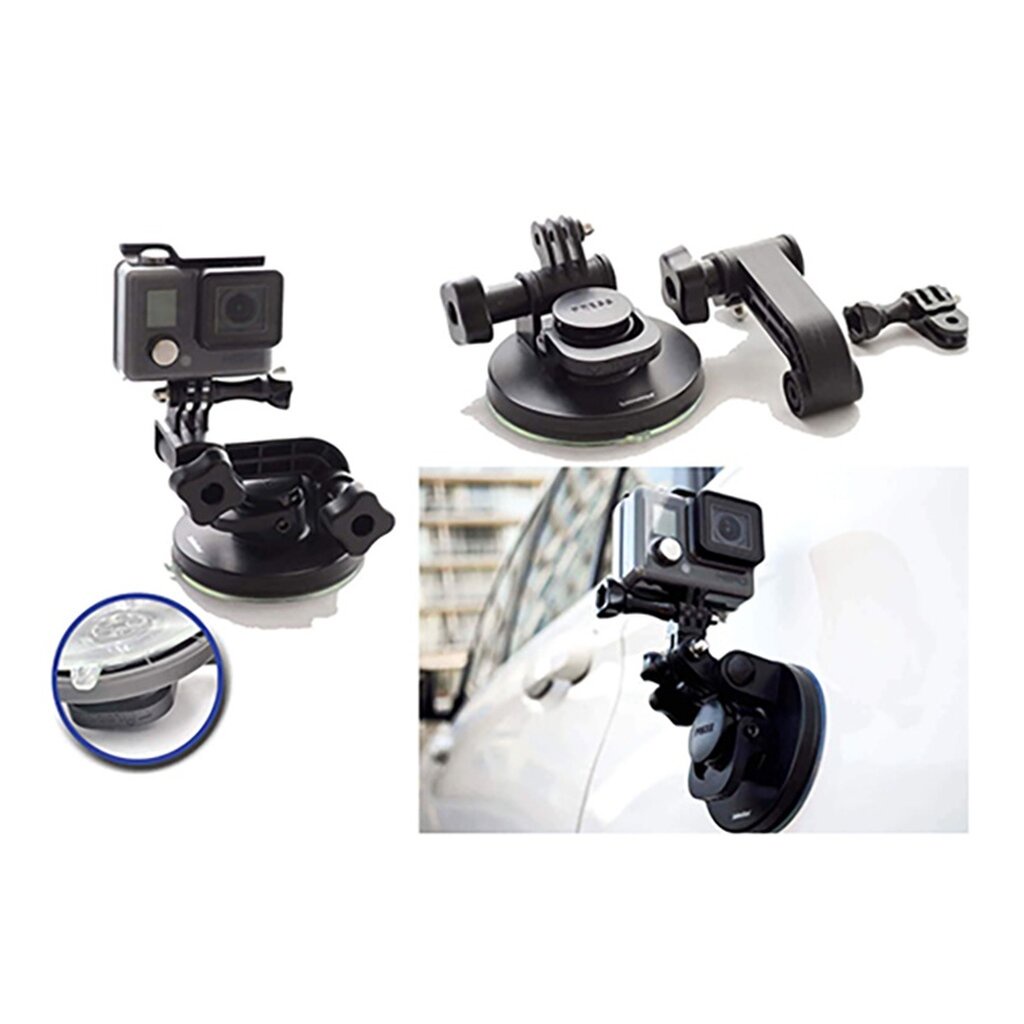 GoPro Suction Cup Free Sling ตัวดูดกระจก ตัวดูดติดรถภายนอก ของโกโปรแท้ ฟรี สลิง สายกันหล่น