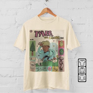 เสื้อยืดคอกลม พิมพ์ลาย Tyler The Creator Call Me If You Get Lost Sand สําหรับผู้ชาย H6876