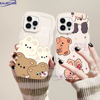 เคสโทรศัพท์มือถือ TPU ลายการ์ตูนหมี และกระต่าย สําหรับ VIVO Y67 Y53 Y27 4G V25E Y16 Y22 Y22S Y35 Y21T Y12 Y15 Y17 Y11 Y12S Y12A Y21S Y21A Y33S Y15S Y15A Y20S Y91C Y19 Y30 Y50