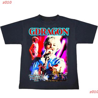 ราคาต่ำสุด!! New kpop G-DRAGON ONE OF A KIND WORLD TOUR T-SHIRT ผู้หญิง ดพิมพ์ลาย เสื้อยืดผ้าฝ้าย คอกลม COD ความนิยม