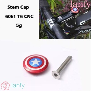 Lanfy อุปกรณ์เสริมจักรยาน Stem 28.6 มม. อะไหล่หลอดสกรูฝาครอบหัวจักรยาน Mtb Five Pointed