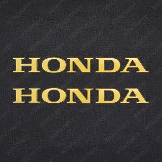 สติกเกอร์โลโก้ Honda 3D ซ้าย ขวา 15x1.8 ซม. กันน้ํา สีแดง สีทองเข้ม สีน้ําเงิน สีดํา สําหรับตกแต่งรถจักรยานยนต์ Honda BEAT Vario 2 ชิ้น
