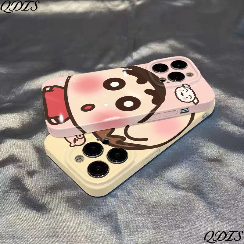 เคสโทรศัพท์มือถือแบบแข็ง ลายการ์ตูนชินจังน่ารัก สําหรับ Iphone 11 13 14promax 78 12 88S4
