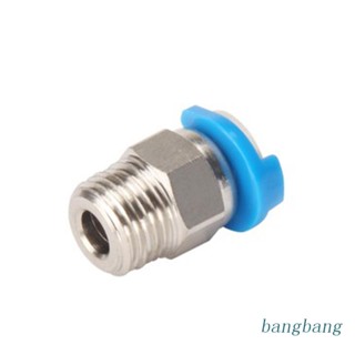 Bang ตัวเชื่อมต่อนิวเมติก เจาะรู PC4-01 M10 สําหรับเครื่องพิมพ์ 3D