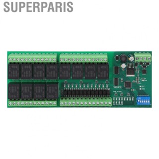 Superparis Electrical Relay Module  9600BPS 64 Devices Parallel Relay Board Surge Protection Function 12 Channel  for Circuit