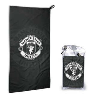 ผ้าขนหนูนุ่ม ดูดซับน้ําได้ดี แห้งเร็ว ลาย Manchesters United ขนาด 40x80 ซม. สําหรับเด็ก และผู้ใหญ่