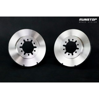 RUNSTOP รันสตอป brake disc จานเบรคหน้า แบบเรียบ ขนาดเดิม 260 NISSAN รุ่น URVAN E24 FRONTIER 4X2 3000 ราคาต่อคู่ เบรก