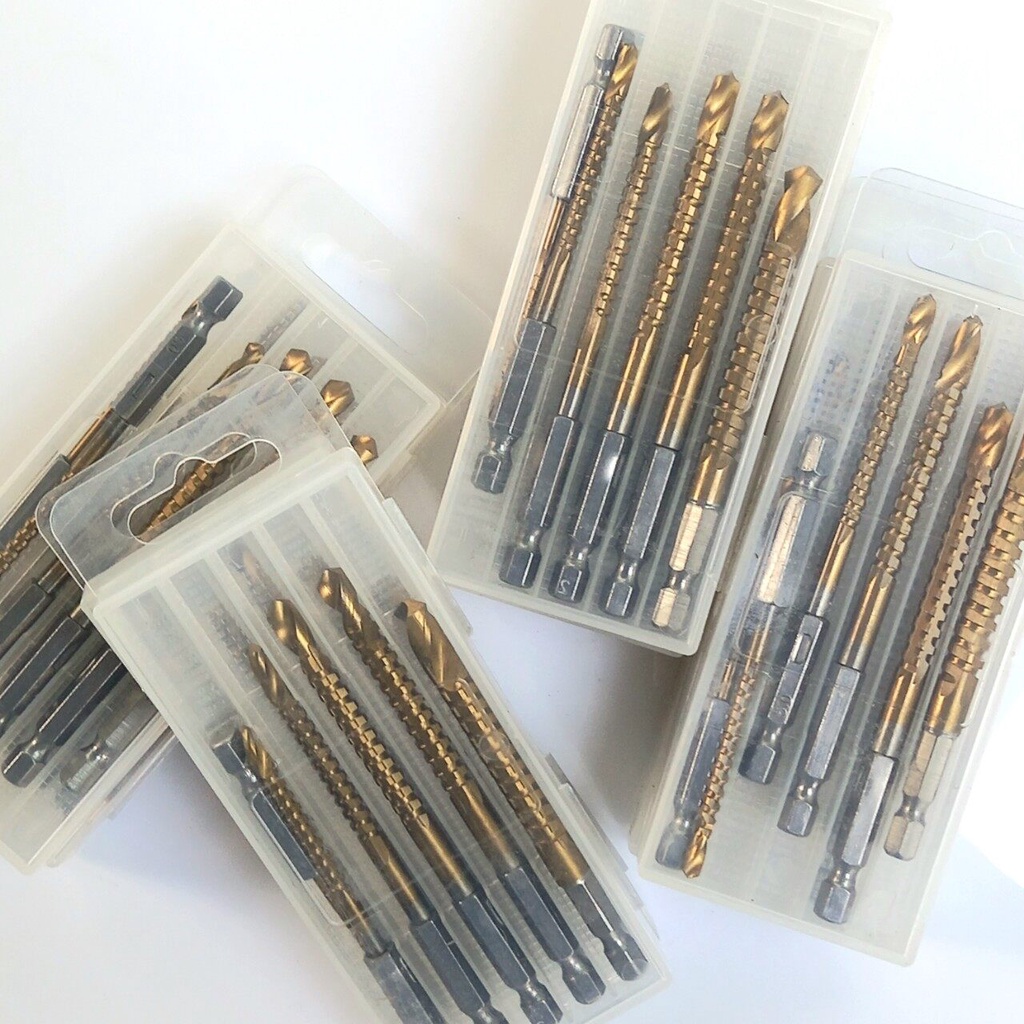 ดอกเจาะรูไม้ เหล็ก ดอกสว่านเลื่อยไม้ เจาะเลื่อย อลูมิเนียม พลาสติกโลหะบาง เคลือบไทเทเนี่ยม - รูปที่ 3