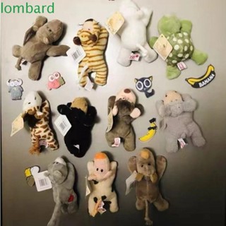 Lombard แม่เหล็กติดตู้เย็น รูปตุ๊กตาจําลองน่ารัก ขยับได้ นิ่ม คลาสสิก DIY