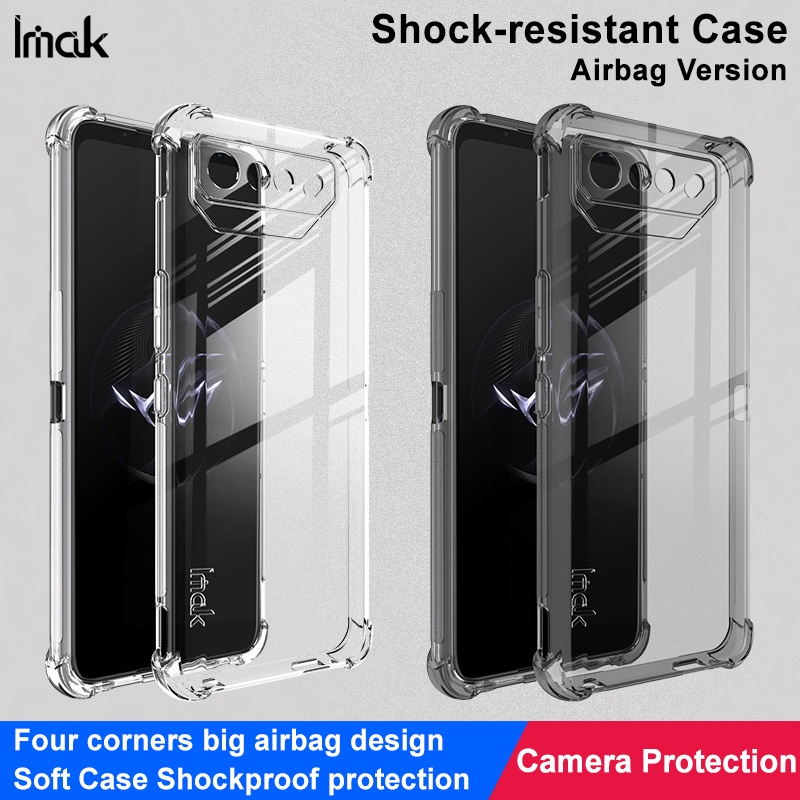ของแท้ เคสโทรศัพท์มือถือ ซิลิโคนนิ่ม TPU ใส กันกระแทก สําหรับ ASUS ROG Phone 7 Pro 5G ASUS ROG7 Ultimate 5G