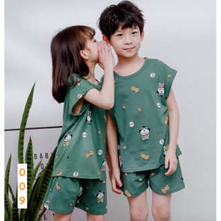 SBB-009 ชุดเด็ก เสื้อแขนสั้น+กางเกงขาสั้น