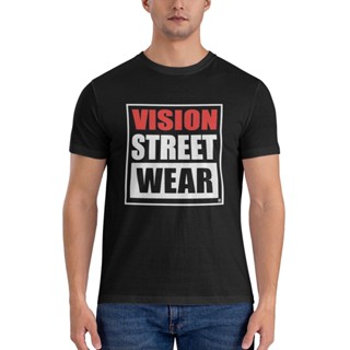 เสื้อยืด พิมพ์ลาย Vision Street Wear สไตล์สร้างสรรค์ เป็นที่นิยม ให้เป็นของขวัญ สําหรับผู้ชาย