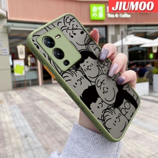 เคสโทรศัพท์มือถือ ซิลิโคนนิ่ม ขอบสี่เหลี่ยม กันกระแทก ลายการ์ตูนสนูปปี้ สําหรับ VIVO V25 5G V25 Pro 5G V25E S15 Pro X80 Lite