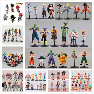 ของเล่นโมเดลฟิกเกอร์ Dragon Ball Broli goku Vegeta Friza Jiren Gohan PVC