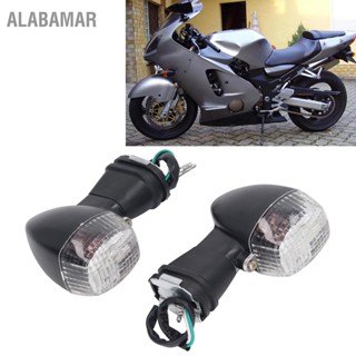 ALABAMAR 2 ชิ้นไฟเลี้ยวด้านหน้าไฟแสดงสถานะ LED เปลี่ยนหลอดไฟสำหรับ ZX600 Ninja ZX-6R 1995-1998