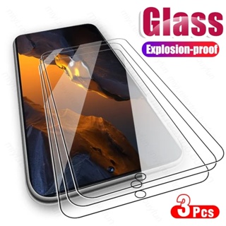 3pcs Tempered Glass For xiaomi Poco F5 Pro x4 F4 GT M3 Pro Screen Protrctive Film Protector