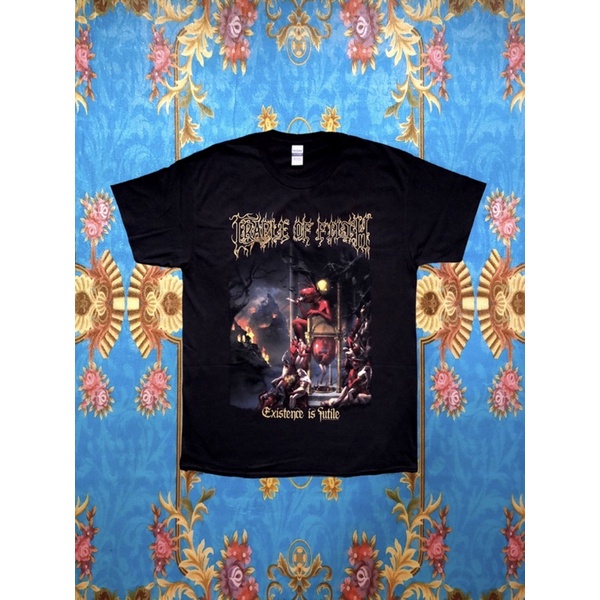 พร้อมส่ง พร้อมส่ง 🎸CRADLE OF FILTH เสื้อวง Cradle Of Filth สินค้านำเข้า ลิขสิทธิ์แท้ T-shirt