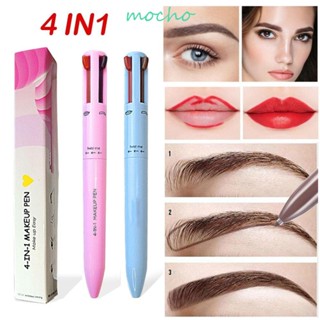 Mocho 4 in1 ปากกาไฮไลท์แต่งหน้า กันน้ํา ติดทนนาน สําหรับผู้หญิง