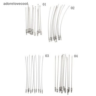 Adth พวงกุญแจสเตนเลส 10 15 20 ซม. สําหรับเดินป่า 10 ชิ้น