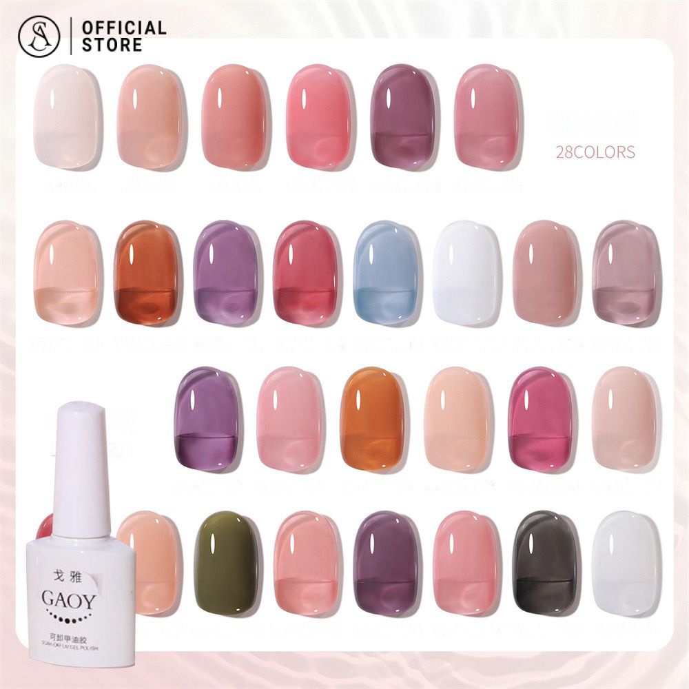 พร้อมส่งทุกวัน สีเจล GAOY สีเจลโทนนู้ด Nude Tone E315-E322 สวย สุภาพเข้าได้กับทุกโทนผิว สีสวยตรงปก ทาง่าย ติดทน