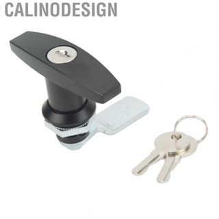 Calinodesign T Handle Door Lock  Oxidation Resistant  Theft T Handle Cabinet Latch with Key for RVs