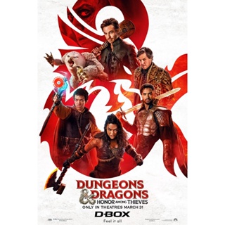 DVD ดันเจียนส์ &amp; ดรากอนส์ เกียรติยศในหมู่โจร (2023) Dungeons &amp; Dragons Honor Among Thieves (เสียง ไทย /อังกฤษ | ซับ ไทย/