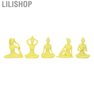 Lilishop Yoga Statue  Simple Style Yoga Figurines  for Study