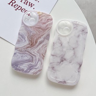 เคสโทรศัพท์มือถือ TPU กันกระแทก ลายหินอ่อน ขอบคลื่น หรูหรา สําหรับ Huawei Y9S Y9 Prime 2019 P20 P30 Pro Lite Mate 20 30 Pro Nova3 3i 5T Y90 Honor V20 V30 Pro